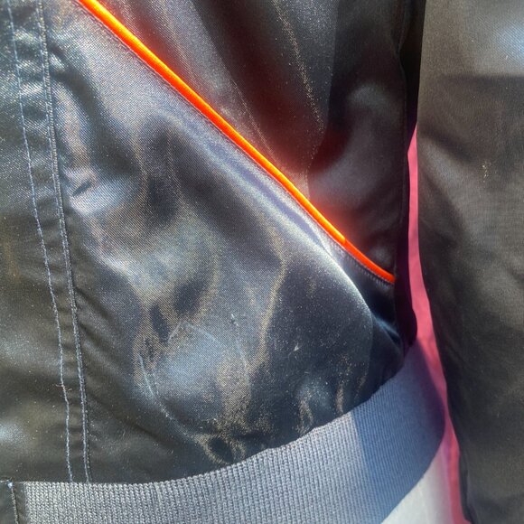 45-(VWC) Chicago Bears. NFL Originals Bears. Nylon. Starter Jacket - Picture 6 of 15